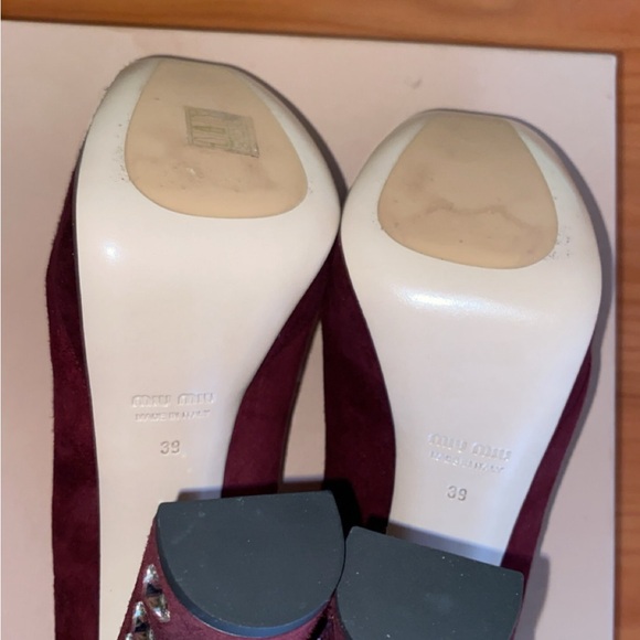 Miu Miu Crystal Platform Pumps - Picture 5 of 6